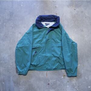 Vintage 90s Nautica Green Full Zip Up Weather Jacket Mens Size XL